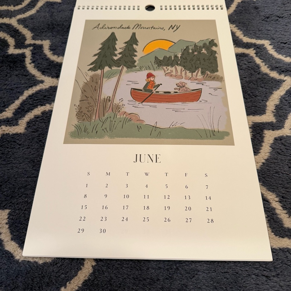 Rifle Paper Co. Travel Sketchbook Calendar - Picture 7 of 13